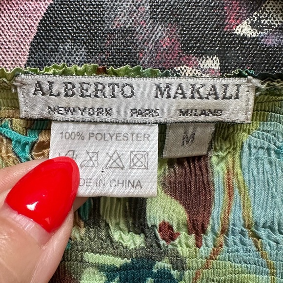 Alberto Makali Vintage 90s Y2K designer top - Picture 3 of 8